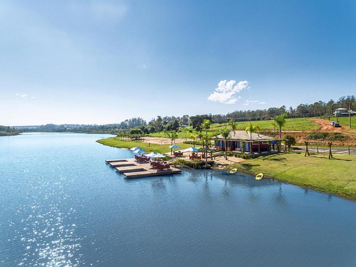 Com Piscina Recanto Do Lago No Santa Barbara Resort Residence أغواس دي سانتا باربارا المظهر الخارجي الصورة