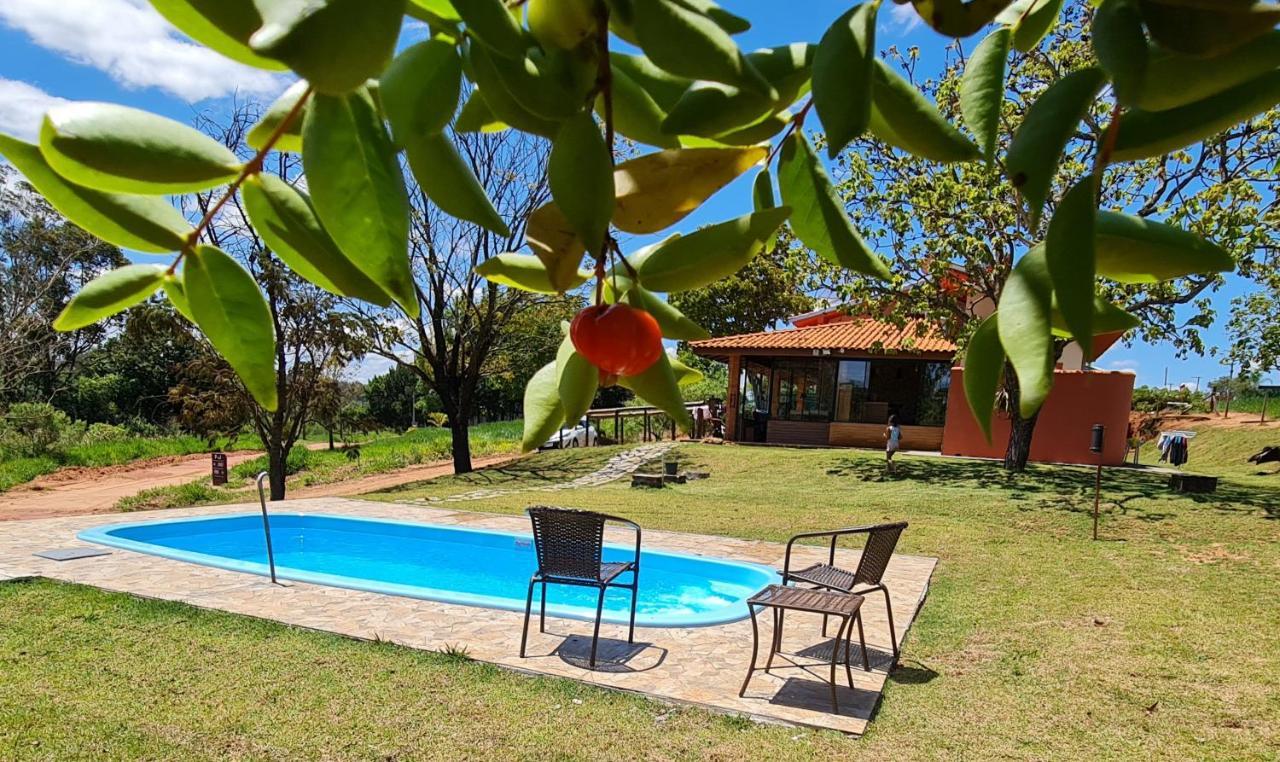 Com Piscina Recanto Do Lago No Santa Barbara Resort Residence أغواس دي سانتا باربارا المظهر الخارجي الصورة